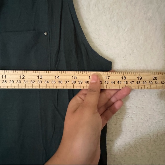 Calvin Klein Dark Green Emerald Sleeveless Blouse - Picture 5 of 5